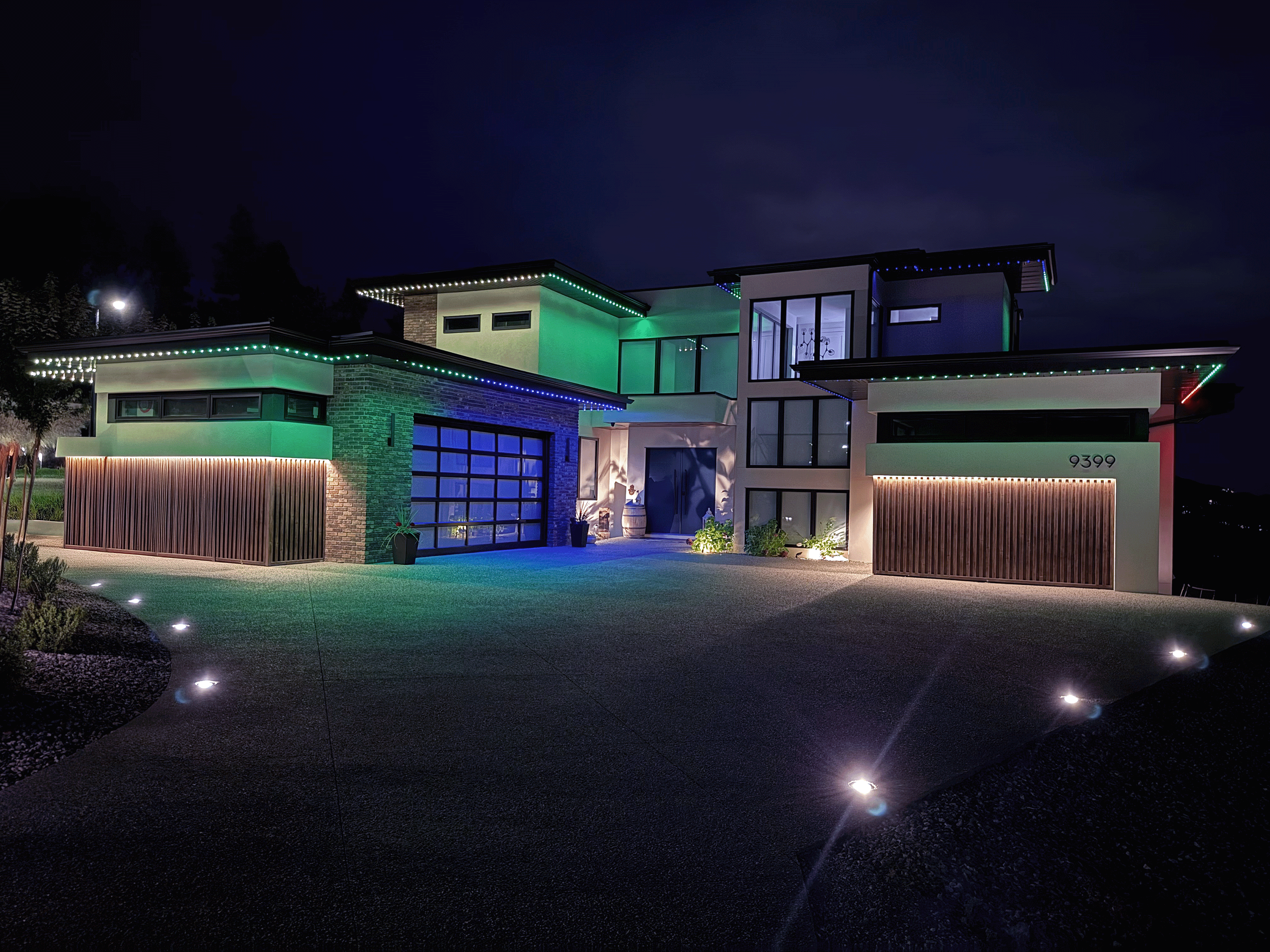outdoor track lighting holiday smartphone app permanent