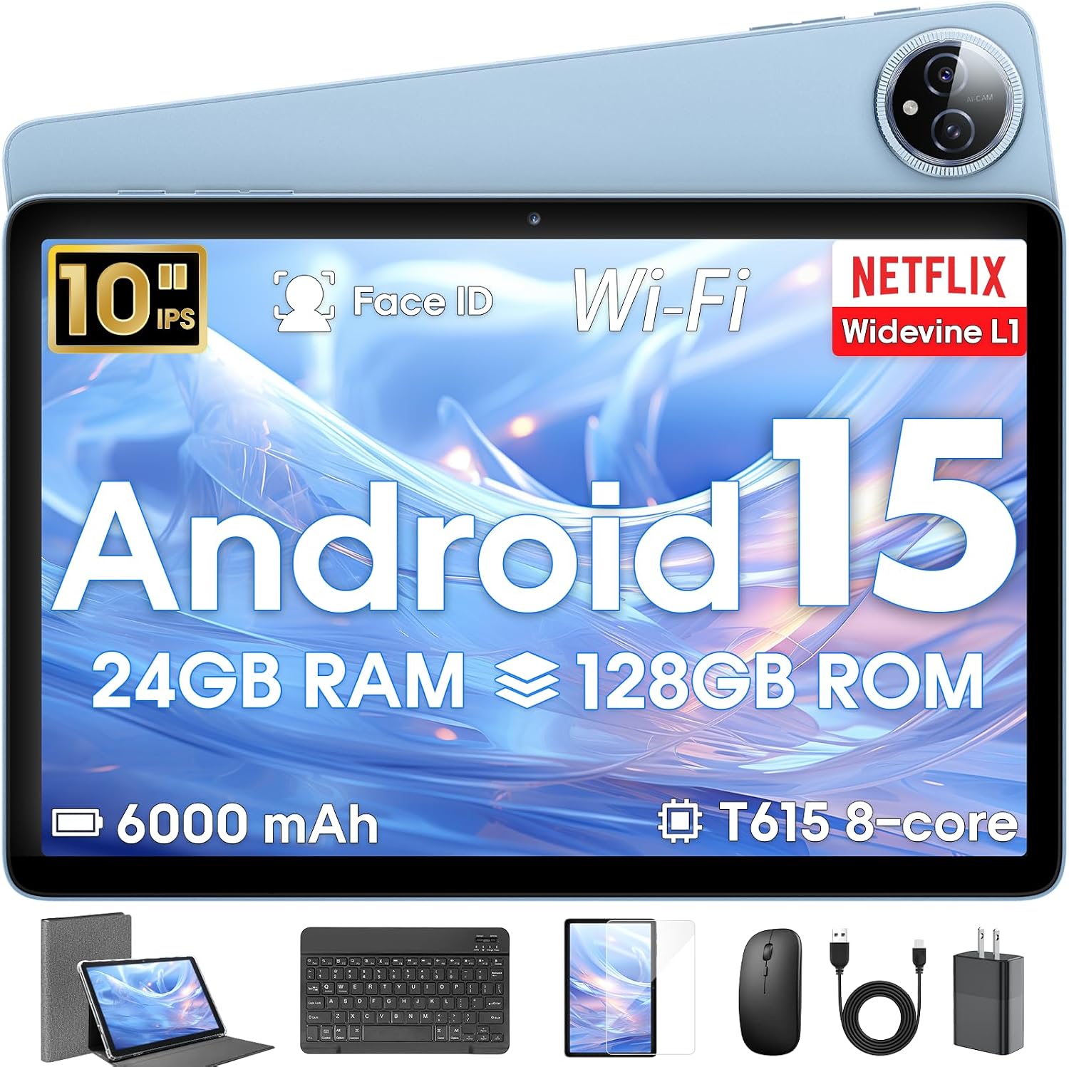 10 inch Android tablet with keyboard